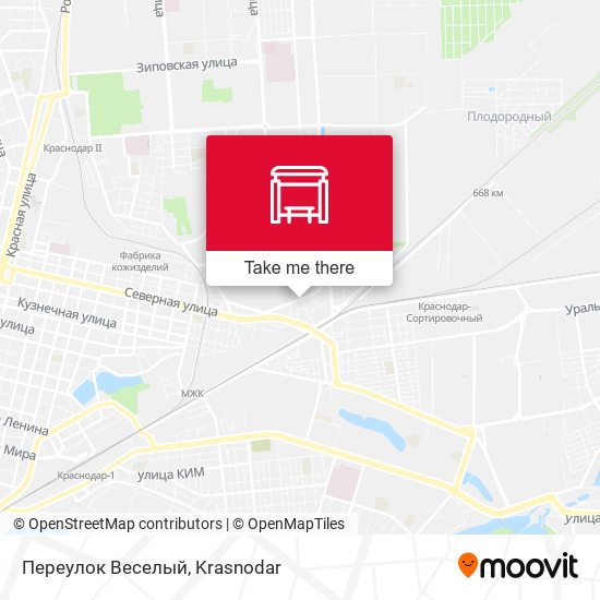 Переулок Веселый map