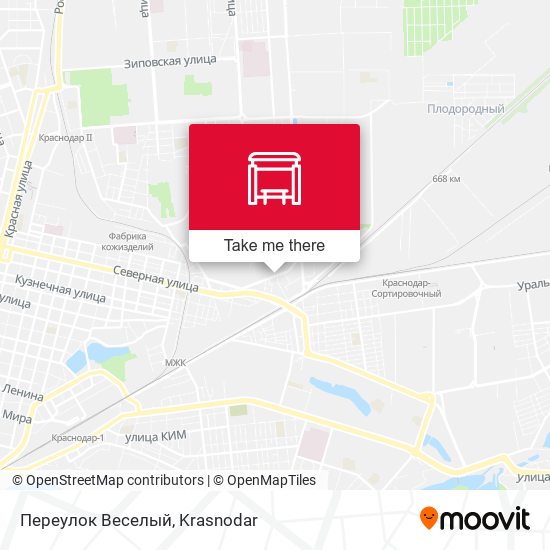 Переулок Веселый map