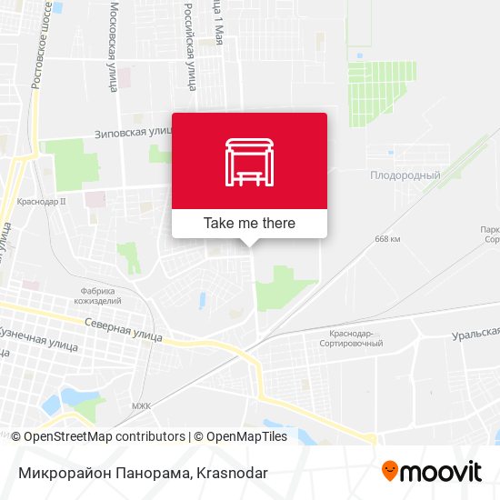 Микрорайон Панорама map