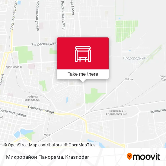 Микрорайон Панорама map