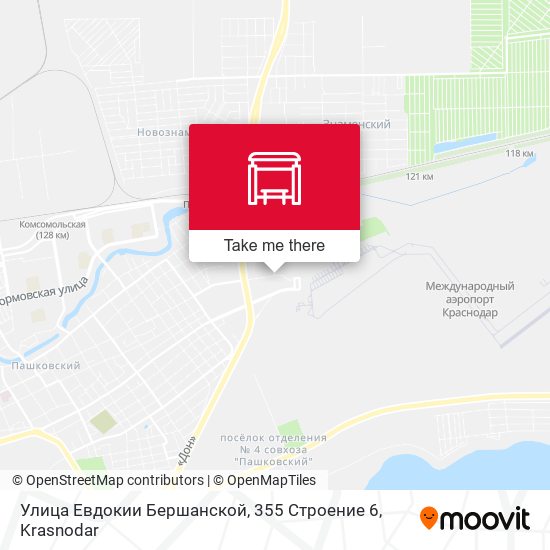 Улица Евдокии Бершанской, 355 Строение 6 map