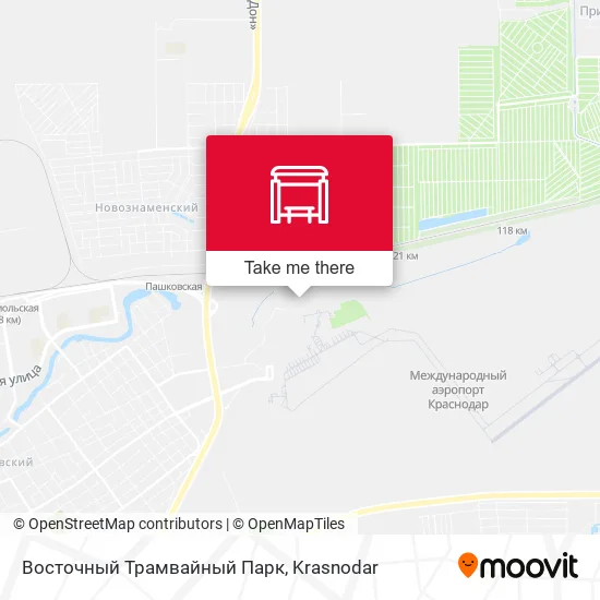Восточный Трамвайный Парк map
