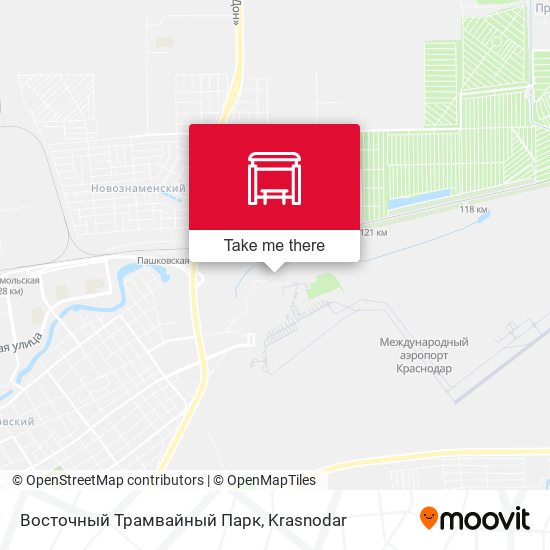 Восточный Трамвайный Парк map