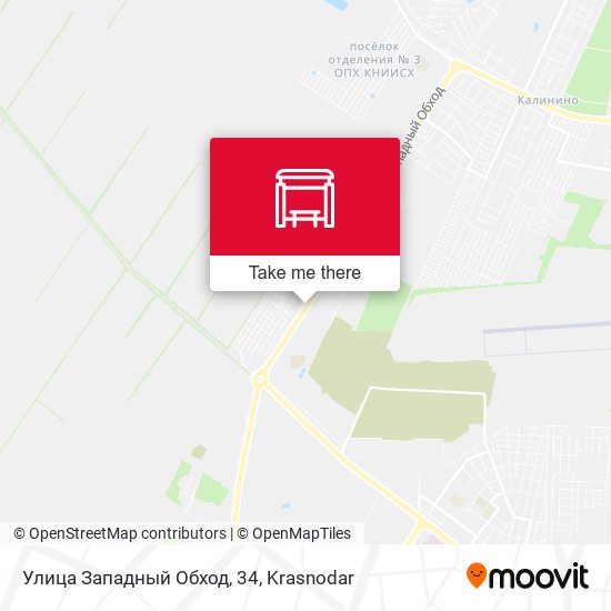 Улица Западный Обход, 34 map