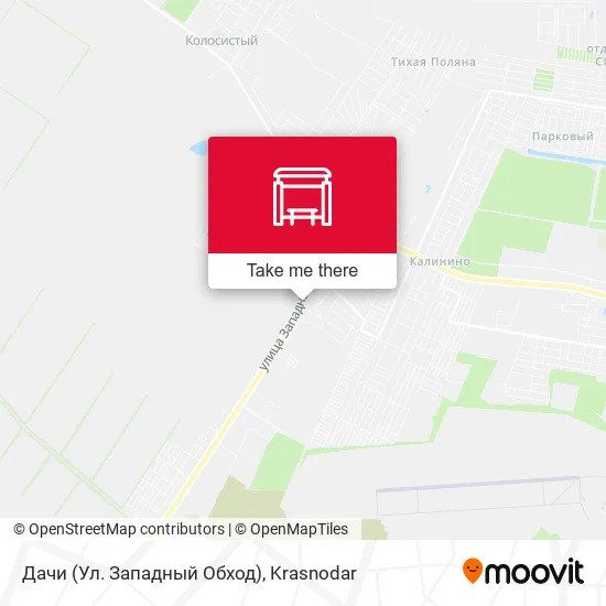 Дачи (Ул. Западный Обход) map