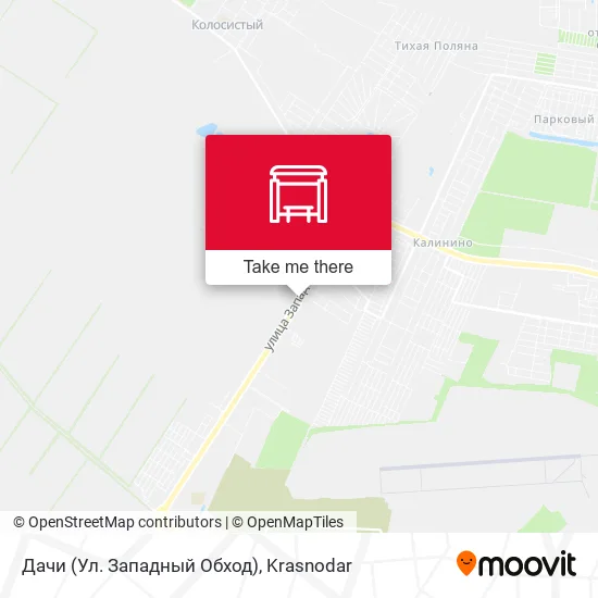 Дачи (Ул. Западный Обход) map