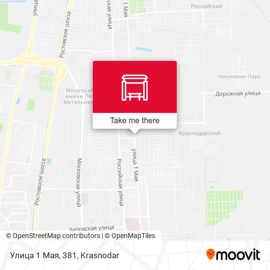 Улица 1 Мая, 381 map