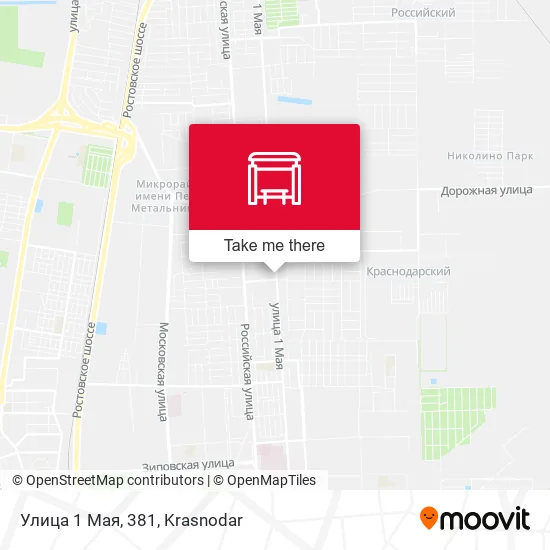 Улица 1 Мая, 381 map