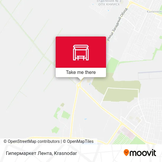Гипермаркет Лента map