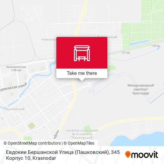 Евдокии Бершанской Улица (Пашковский), 345 Корпус 10 map