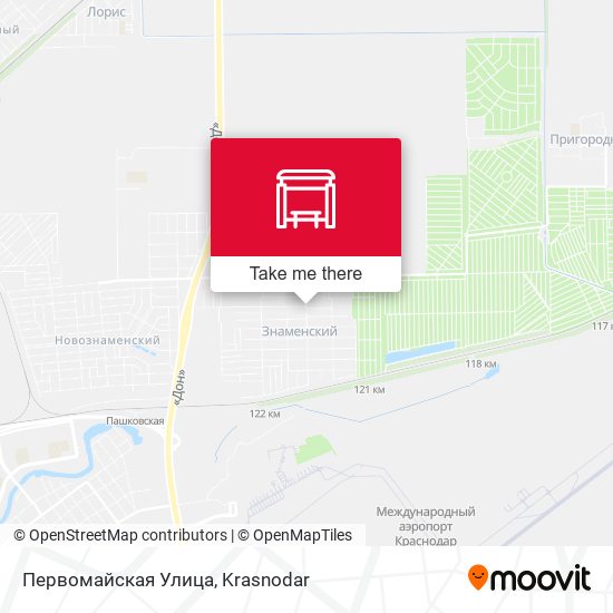 Первомайская Улица map