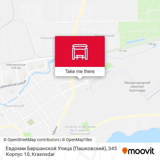 Евдокии Бершанской Улица (Пашковский), 345 Корпус 10 map