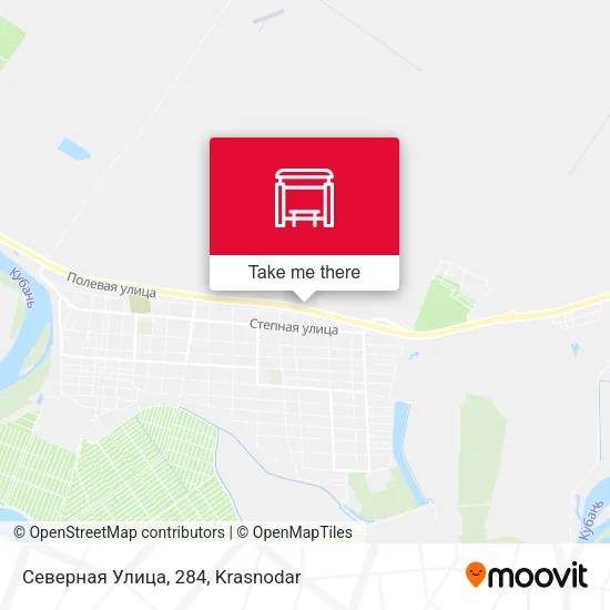Северная Улица, 284 map