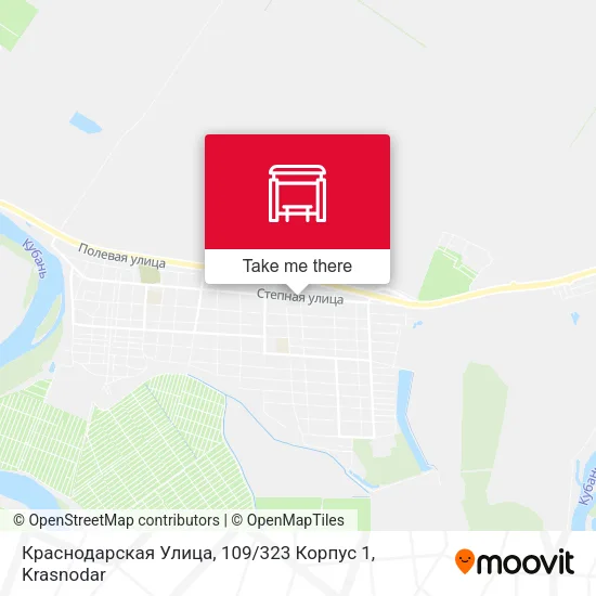 Краснодарская Улица, 109 / 323 Корпус 1 map