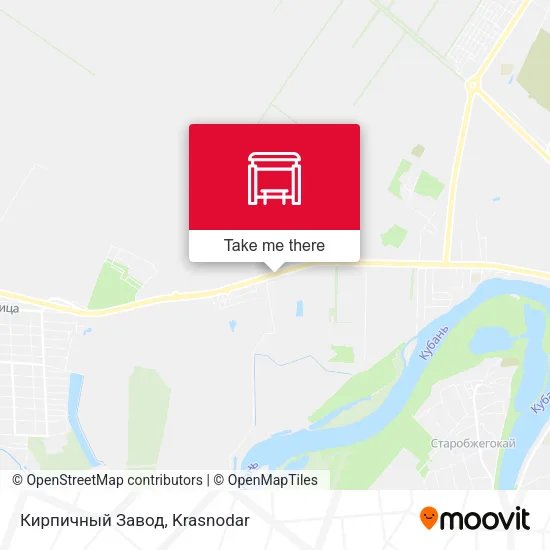 Кирпичный Завод map