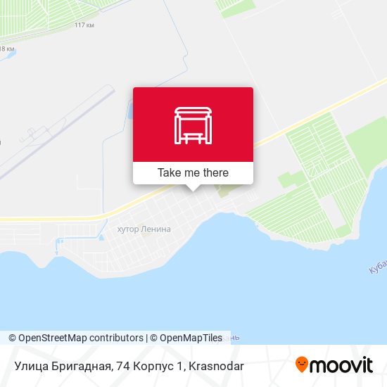 Улица Бригадная, 74 Корпус 1 map