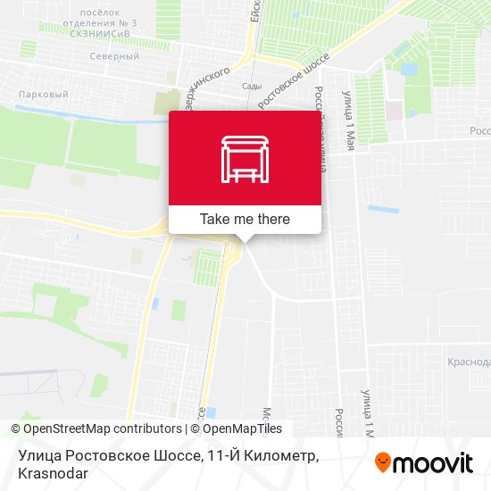 Улица Ростовское Шоссе, 11-Й Километр map