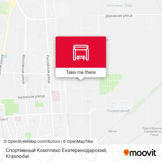 Спортивный Комплекс Екатеринодарский map