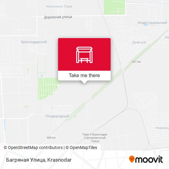 Багряная Улица map