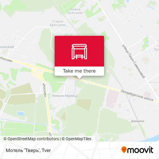 Мотель 'Тверь' map
