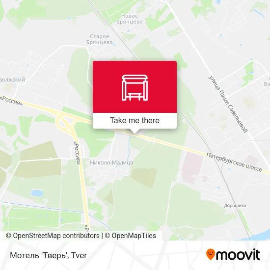 Мотель 'Тверь' map