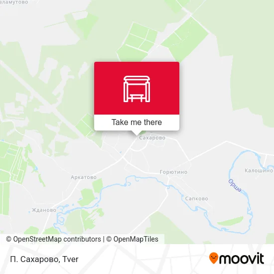 П. Сахарово map