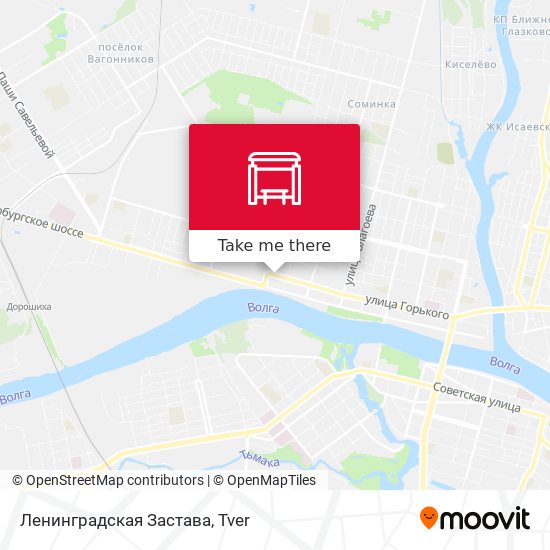 Ленинградская Застава map