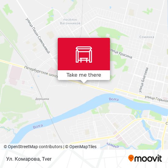 Ул. Комарова map