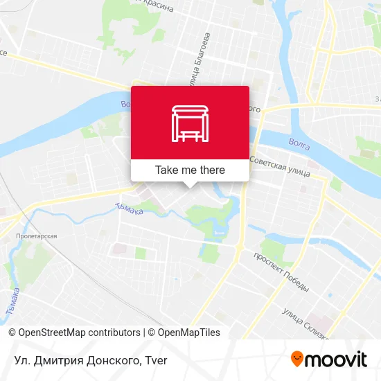 Ул. Дмитрия Донского map