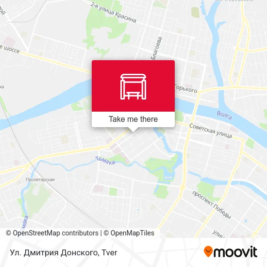 Ул. Дмитрия Донского map