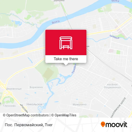 Пос. Первомайский map