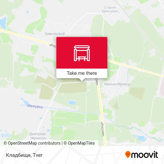 Кладбище map