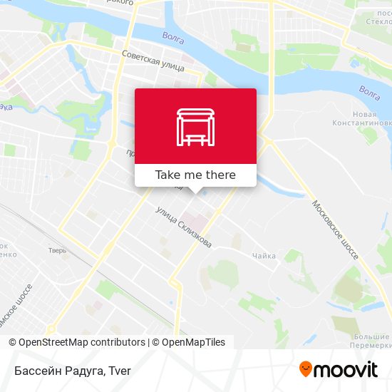 Бассейн Радуга map