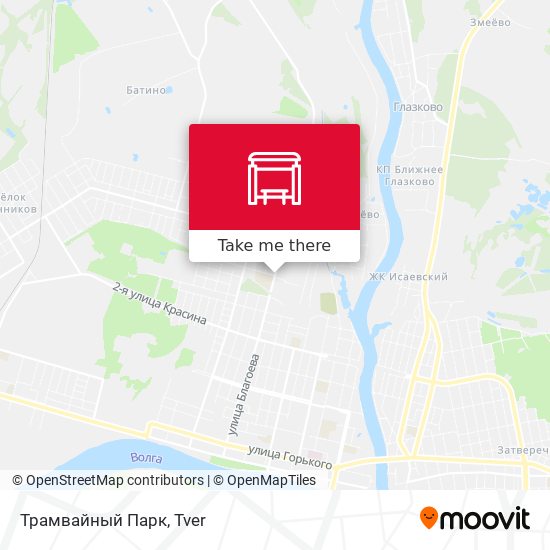Трамвайный Парк map