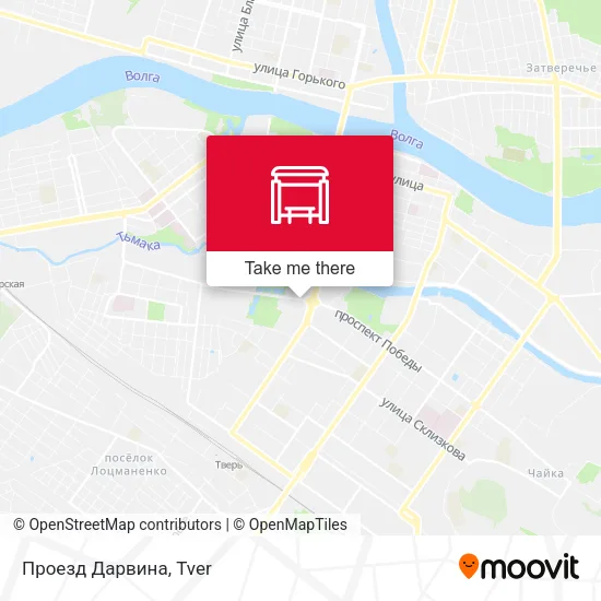 Проезд Дарвина map