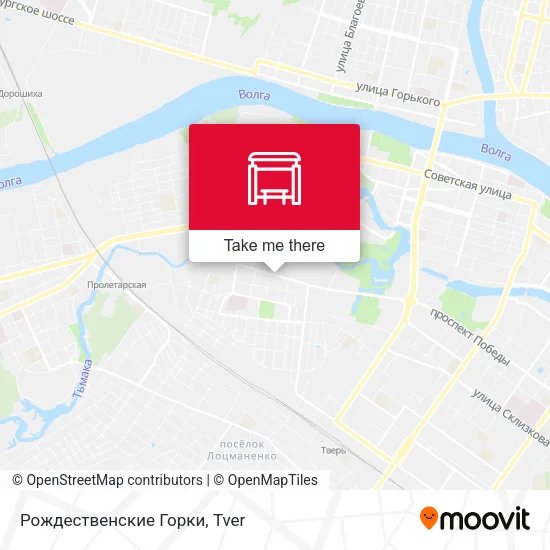 Рождественские Горки map