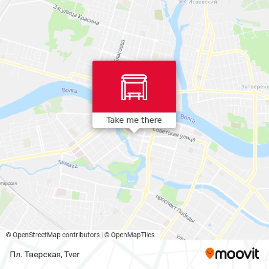 Пл. Тверская map