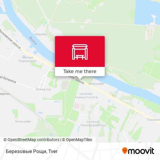 Березовые Рощи map