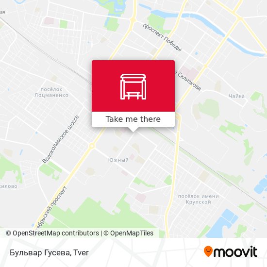 Бульвар Гусева map