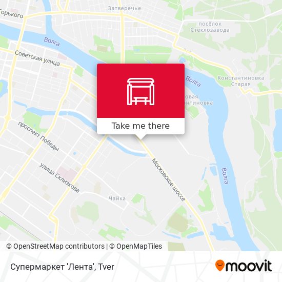 Супермаркет 'Лента' map
