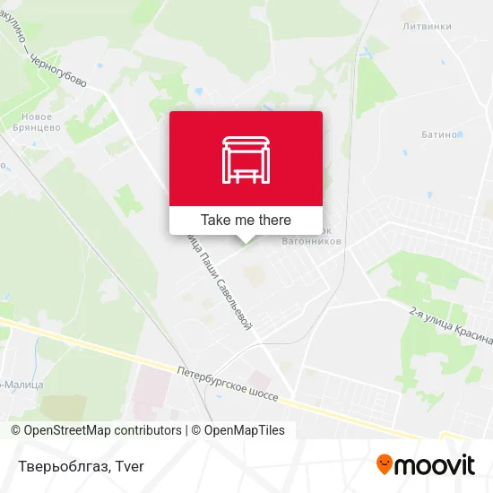 Тверьоблгаз map