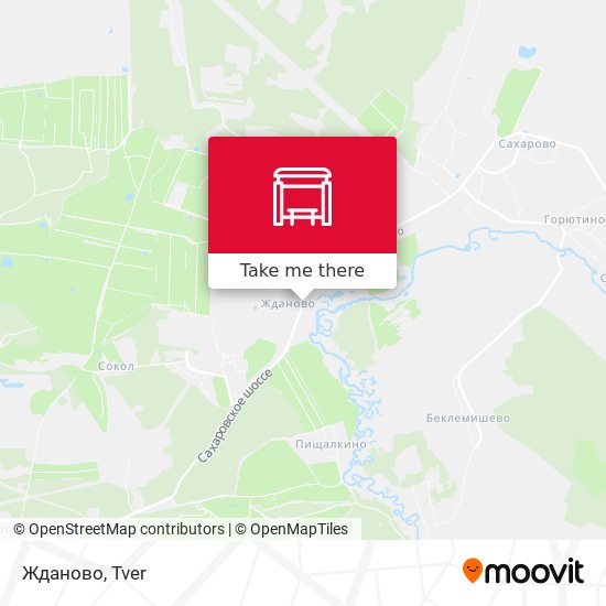 Жданово map