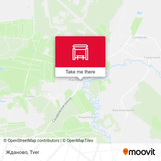Жданово map