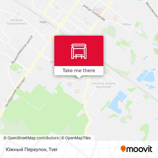 Южный Переулок map