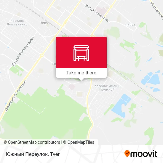 Южный Переулок map