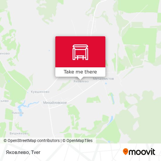 Яковлево map