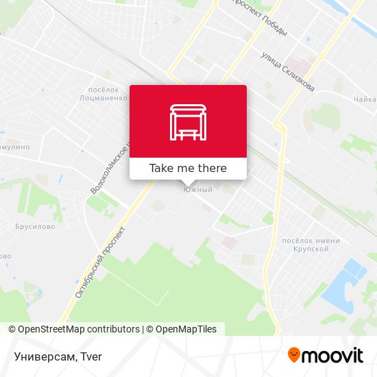 Универсам map