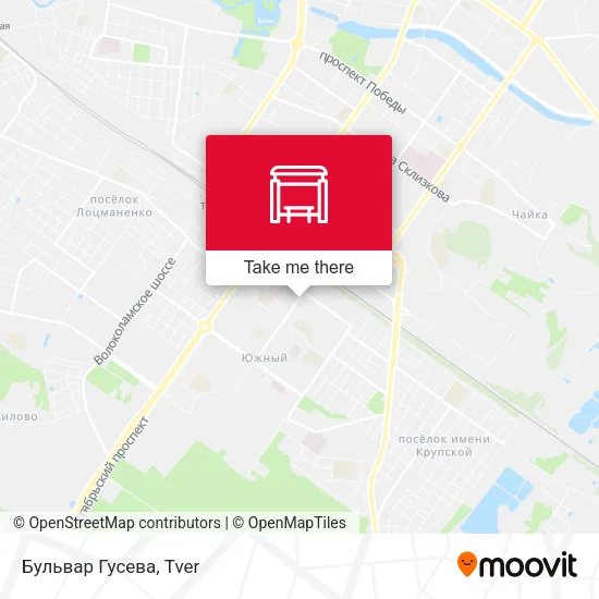 Бульвар Гусева map
