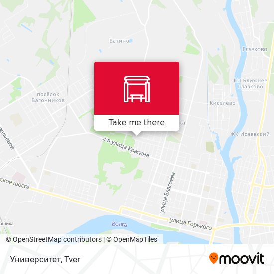 Университет map