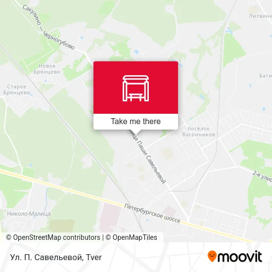 Ул. П. Савельевой map